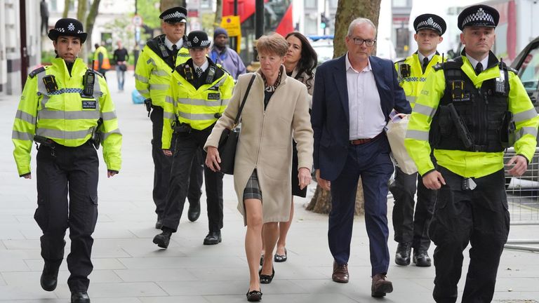 PABest Former Post Office boss Paula Vennells arrives to give her second day in evidence at Post Office Horizon's IT investigation at Aldwych House, central London.  Date of photo: Thursday, May 23, 2024.