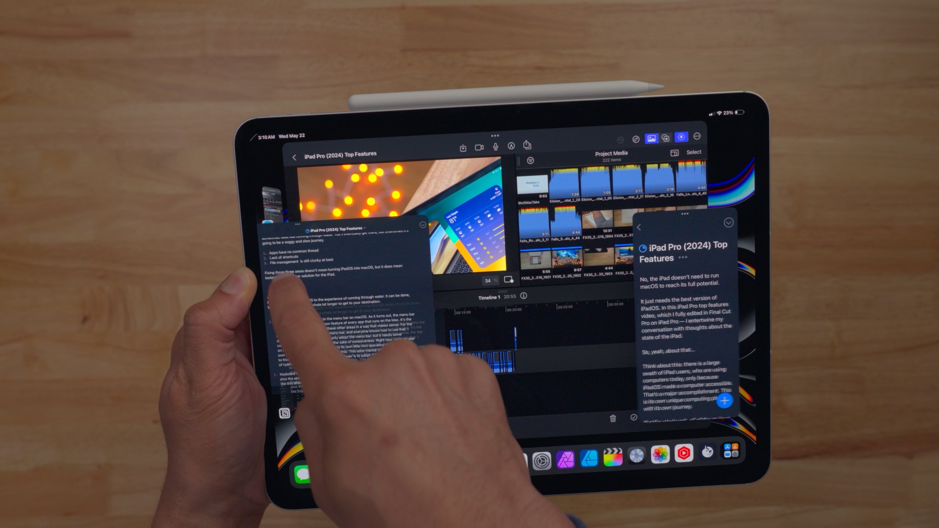 Multitask with 13-inch iPad Pro