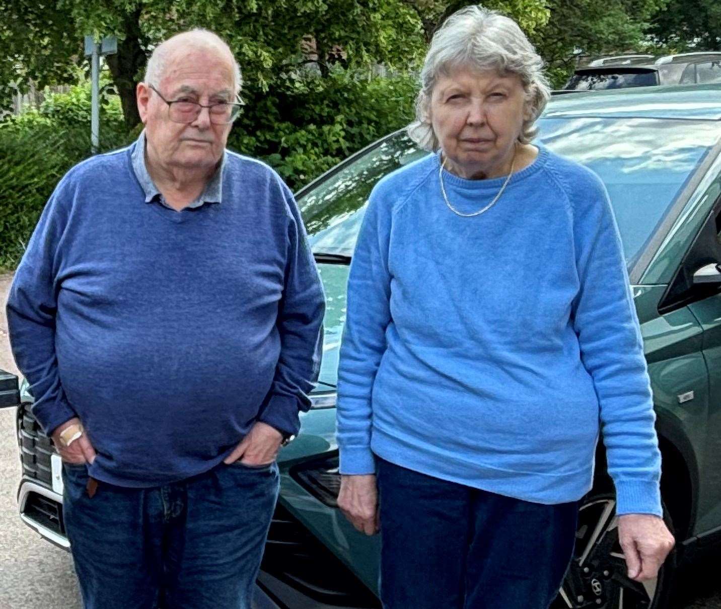 David and Joan Cossey say Ashford Borough Council must do more to help them and other residents.  Photo: Joe Harbert