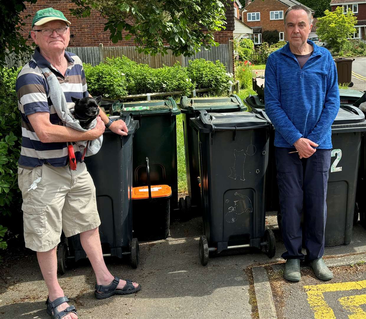 Rod Maller (left) and Kevan Johnson say the situation in Longbridge is worsening.  Photo: Joe Harbert