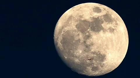 Getty Images Photo of the moon on black background (Credit: Getty Images)