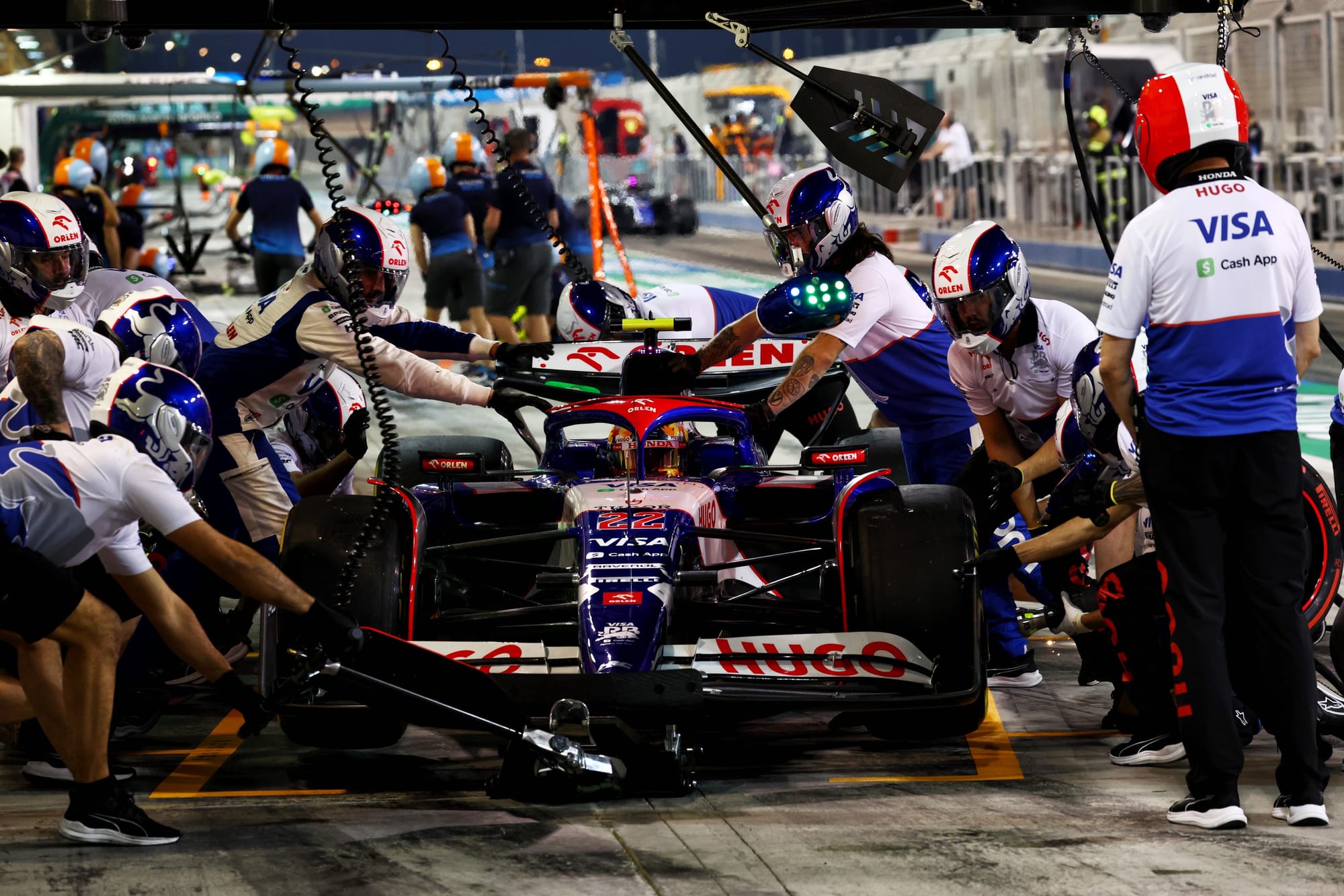 F1 testing in Bahrain