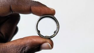 Oura ring (Gen 3) in hand