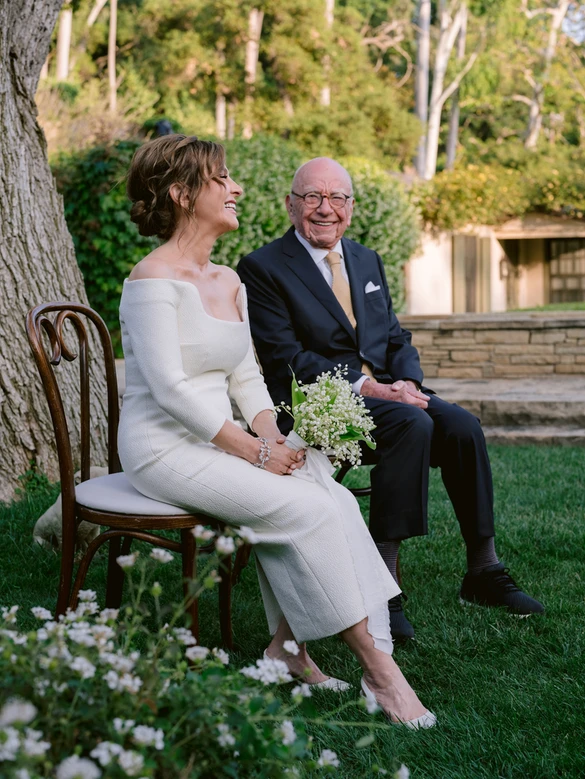 The happy couple at their wedding (Photo NewsCorp)