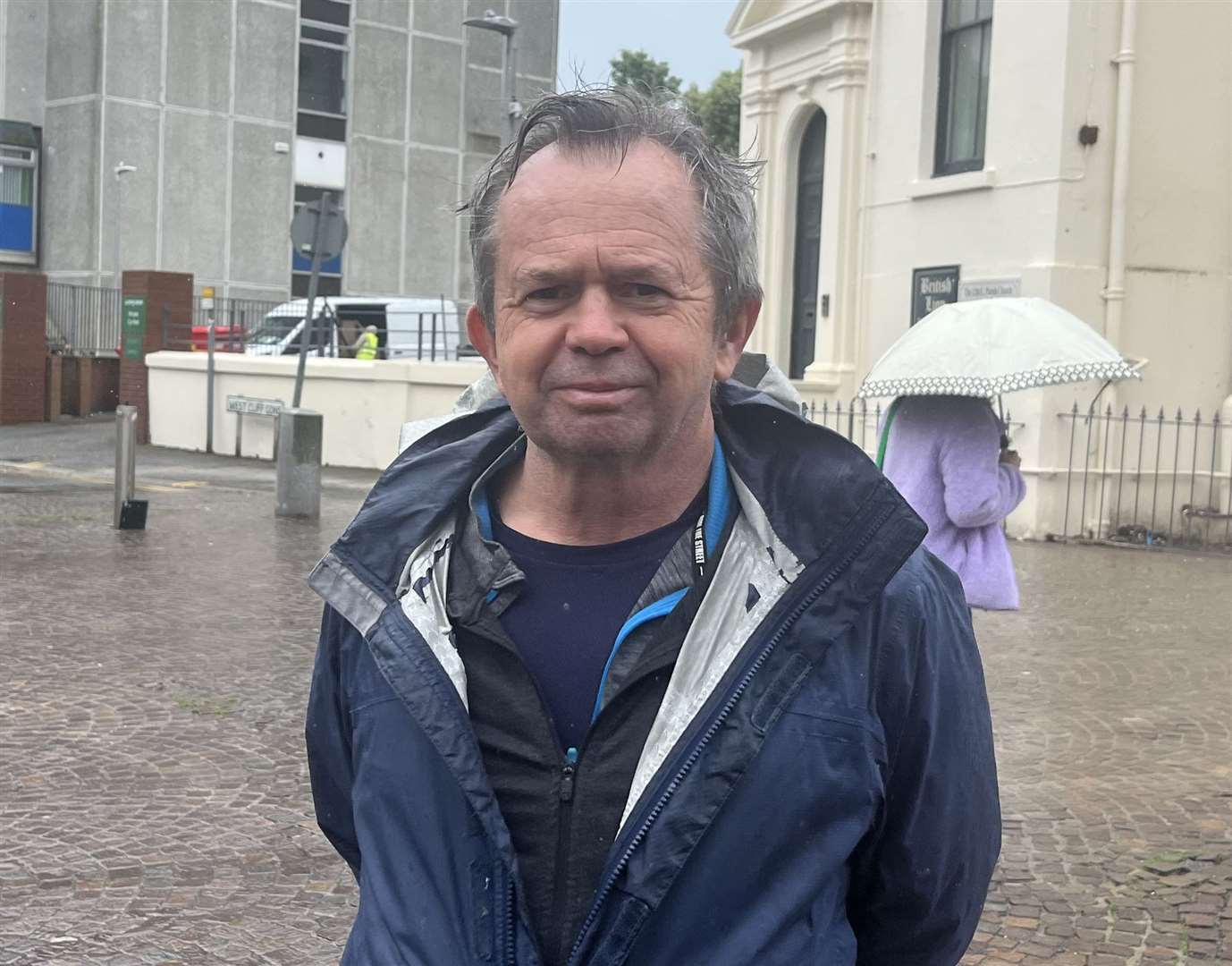 Peter Jackson, 67, believes more effort should be made to protect Folkestone's older buildings rather than adding new builds