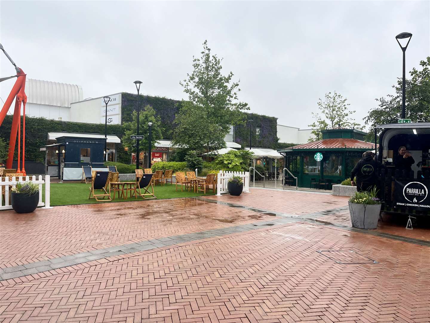 The Ashford Designer Outlet extension could accommodate nine wooden market stalls