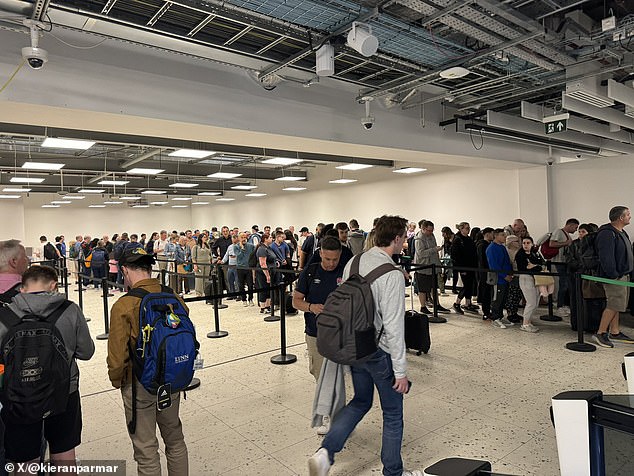 Nick Barton, the airport's £700,000-a-year boss, came under fire this week for blaming the chaos on passengers not adhering to baggage rules