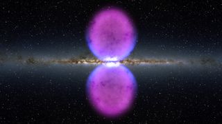 The giant Fermi bubbles are only visible in gamma rays.  Where do they come from?