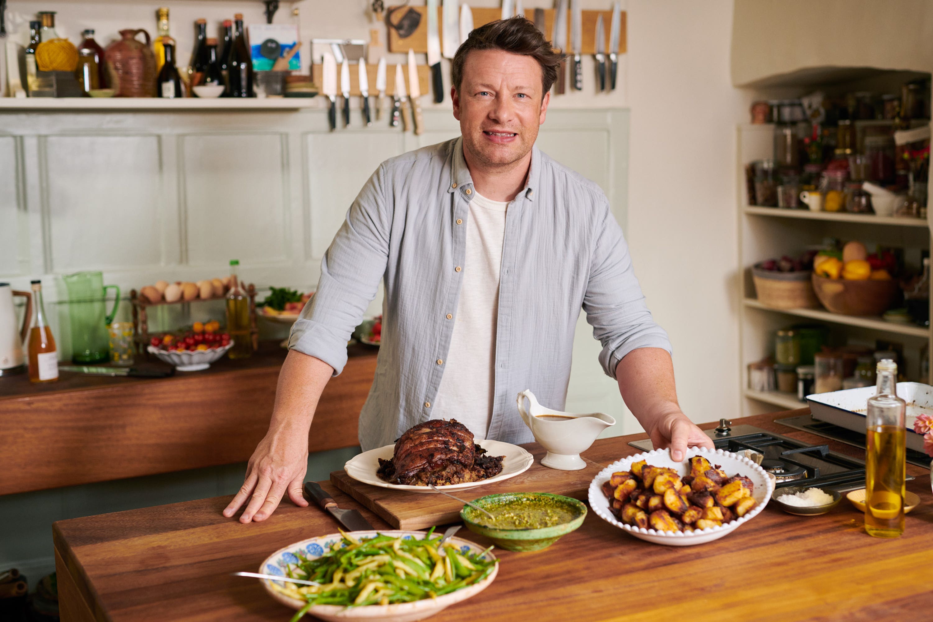 Celebrity chef and local Jamie Oliver is an advocate of healthy school meals