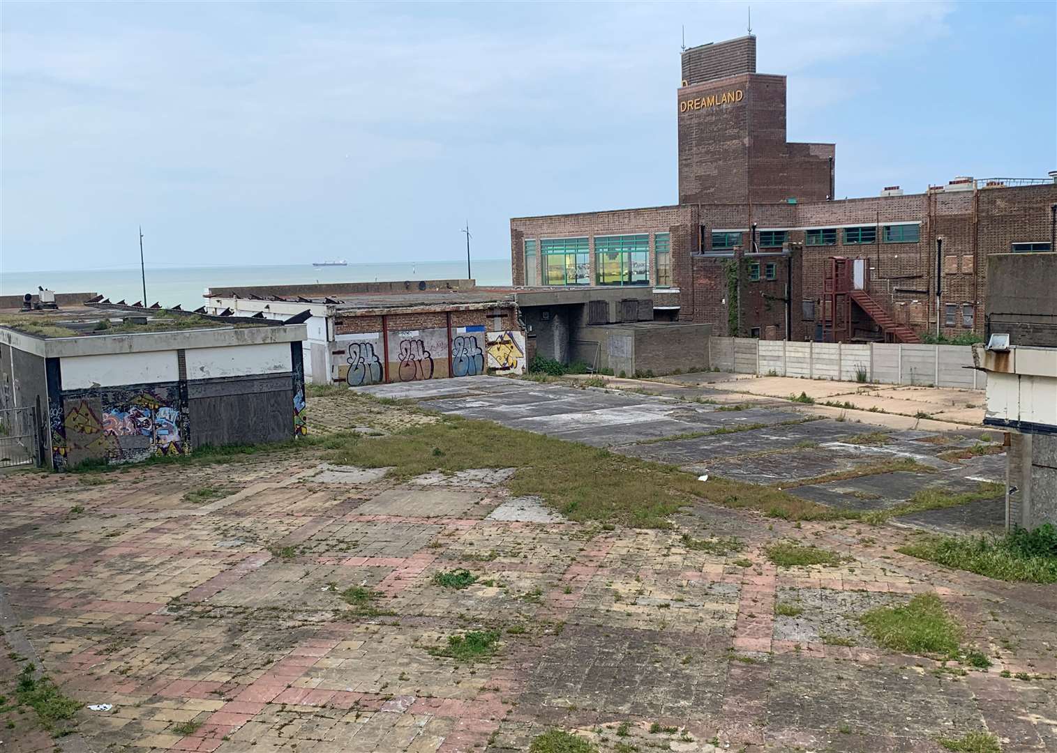 Arlington Arcade in Margate is now overrun with weeds