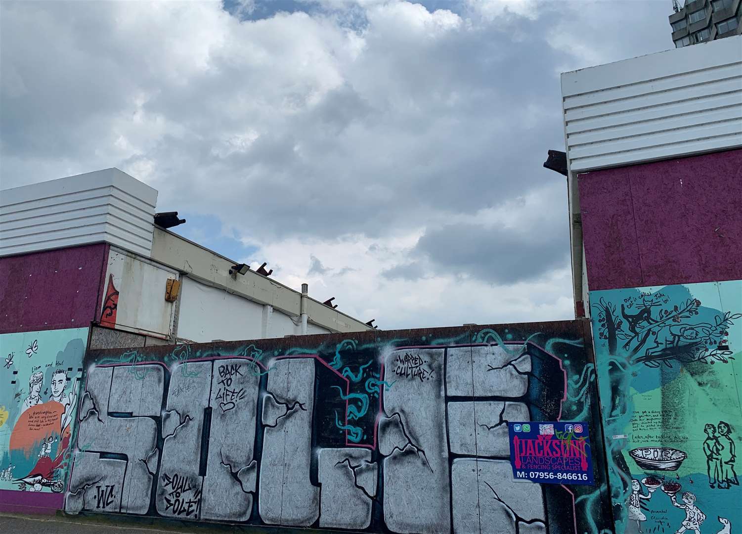 Arlington Arcade in Margate is plagued by graffiti