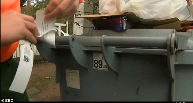 The multi-bin system was first introduced in early February this year, along with the tags, to educate people on how to properly dispose of their waste