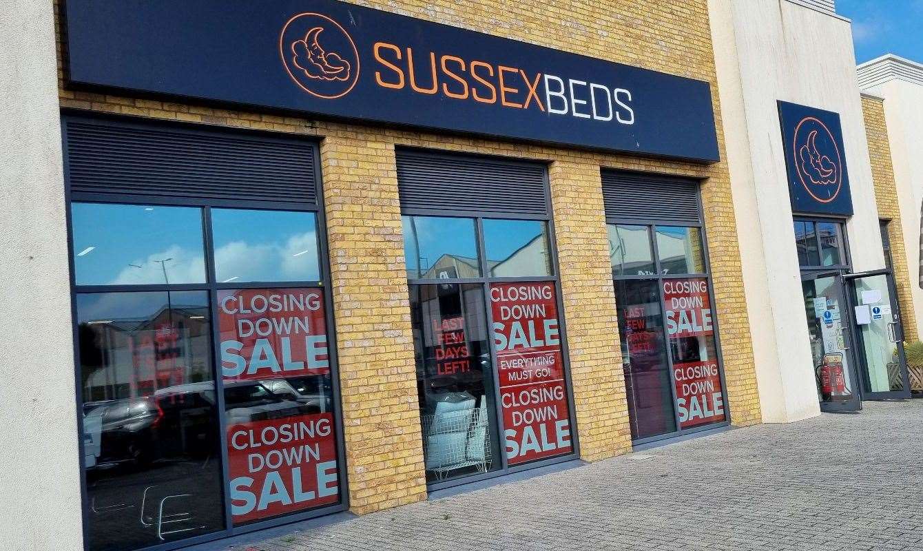 Sussex Beds opened in 2022 at St James Retail Park in Dover, but will close on Saturday