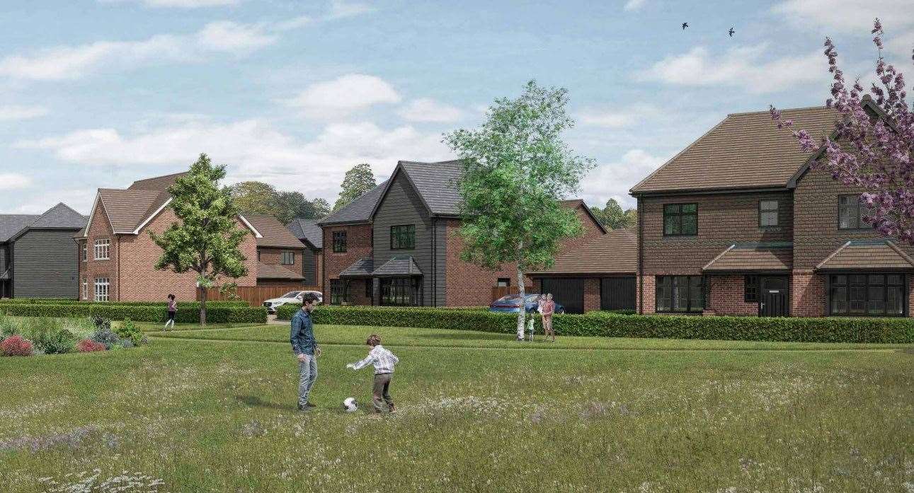 New details have been submitted for a 141-home development in Tenterden.  Photo: Vistry Huizen