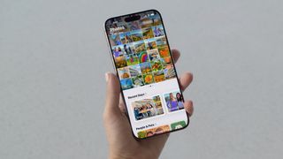 iOS 18 photos main interface