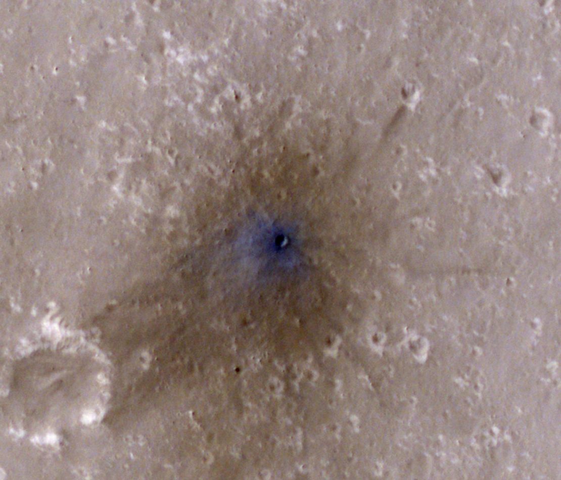 The orbiter detected a meteorite impact that occurred on February 18, 2021. InSight tracked a seismic signal from the event.