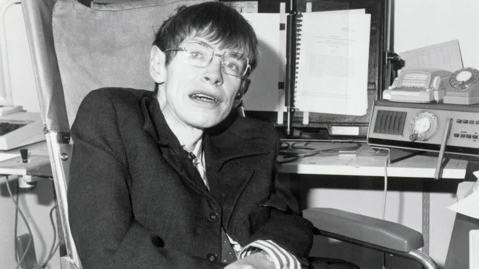 The late physicist Stephen Hawking hypothesized that dark matter could hide in black holes formed during the Big Bang.  - Bettmann Archive/Getty Images