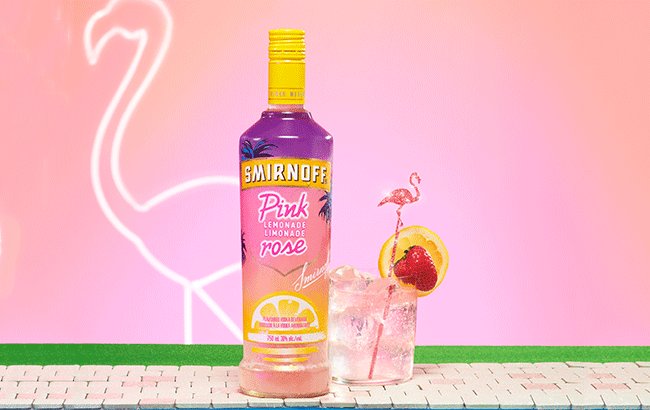 Smirnoff pink lemonade