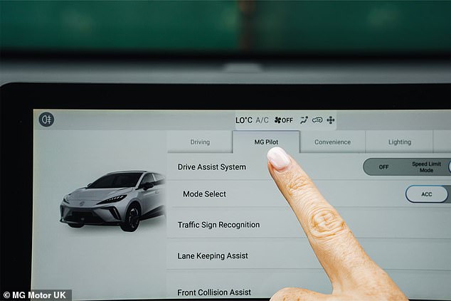 An MG spokesperson said customers who find the feature oversensitive can disable it via the touchscreen menu, but commented on the suggestion, saying 'we would like to reiterate that we have had no safety-related reports from customers'