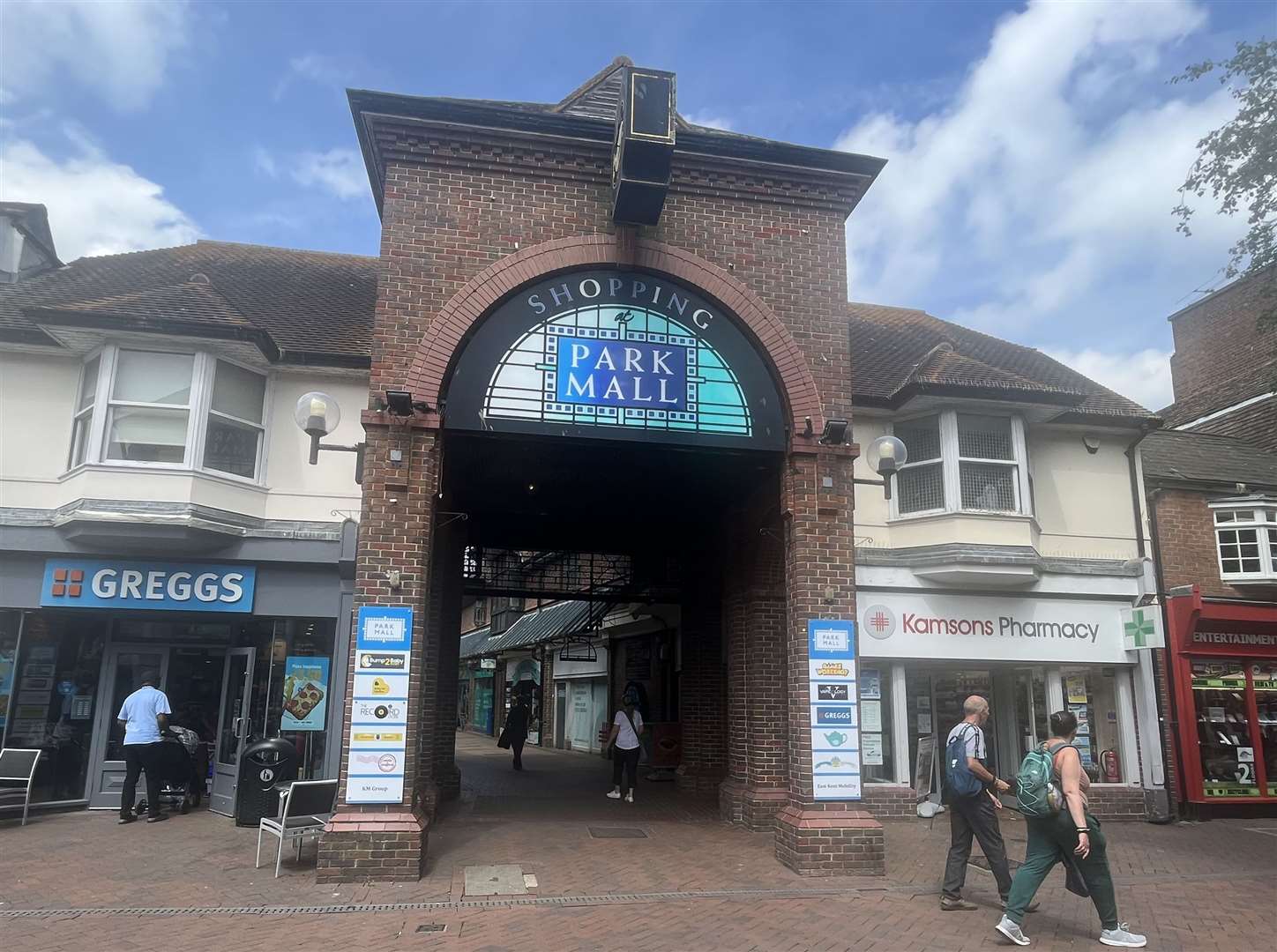 Police were called to reports of a disturbance at the Park Mall shopping centre