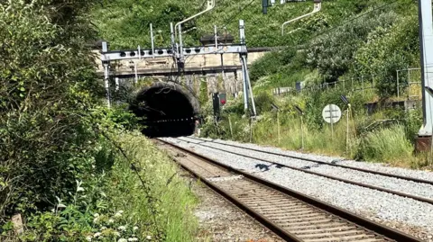 The English entrance to the Severn Tunnel