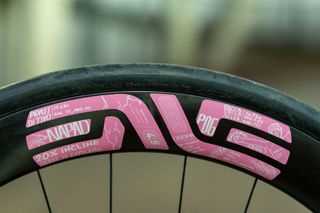 Enve Fray with special Giro d'Italia stickers to celebrate Pogacar's victory