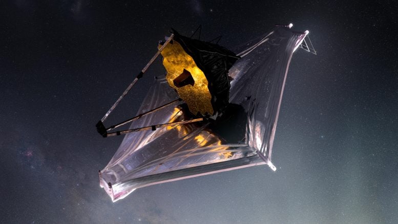 Artistic conception James Webb Space Telescope Illustration