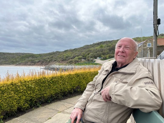 Colin Elliott, 85, admitted he would love to live in Runswick Bay but can't afford it 