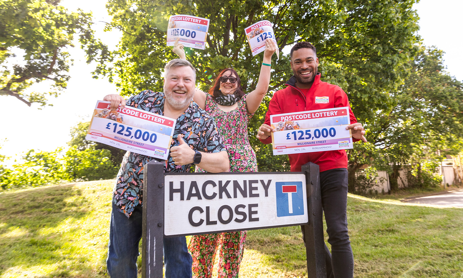 MILLIONAIRE STREET: Mark was one of five on Hackney Close who shared £1million