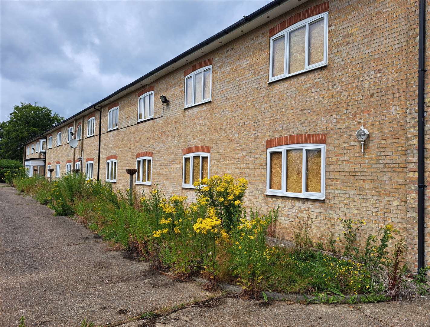 The modern extension to the Hadlow Manor Hotel