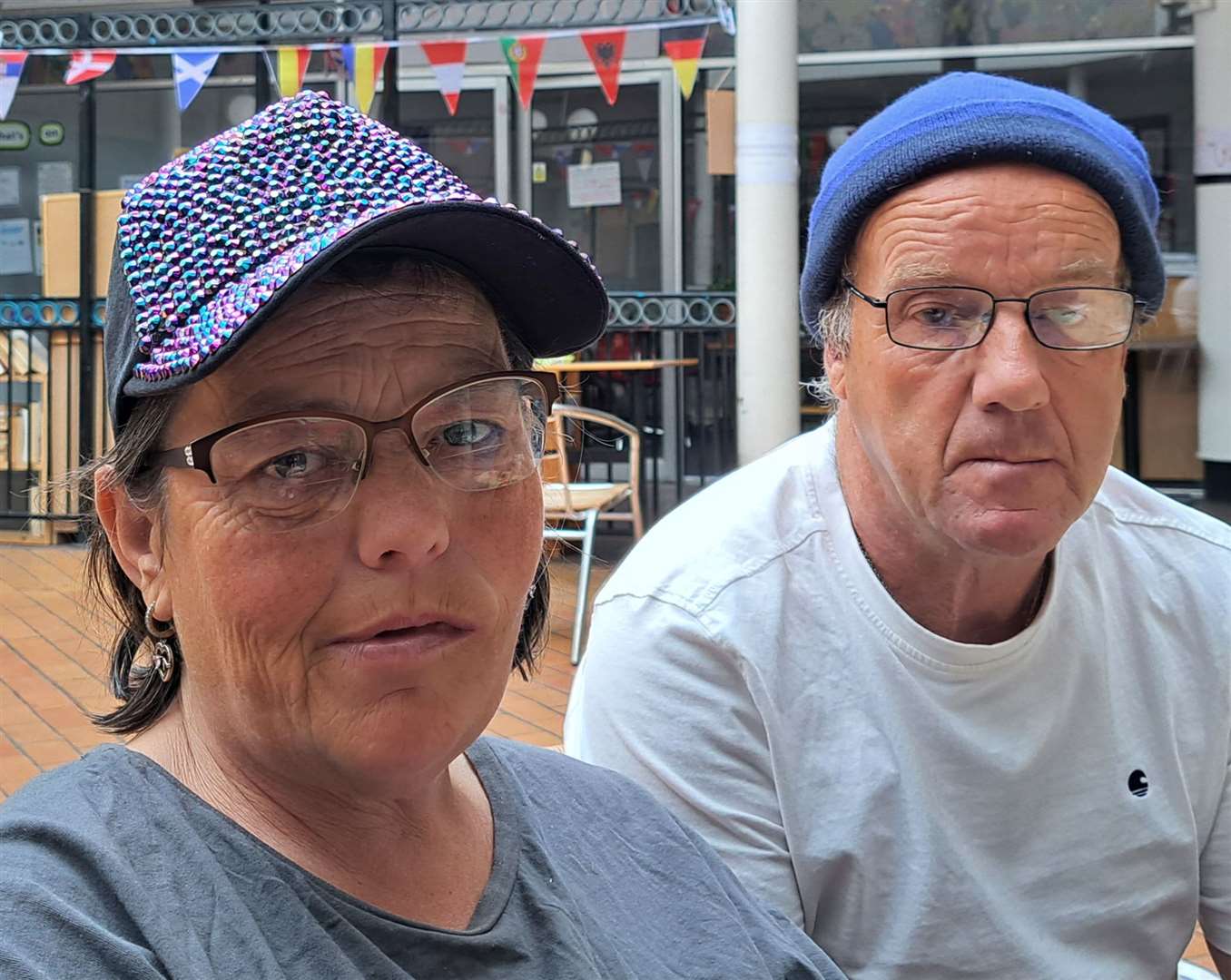 Angela Such and Jeffrey Knight are regulars at the Charlton Shopping Centre in Dover