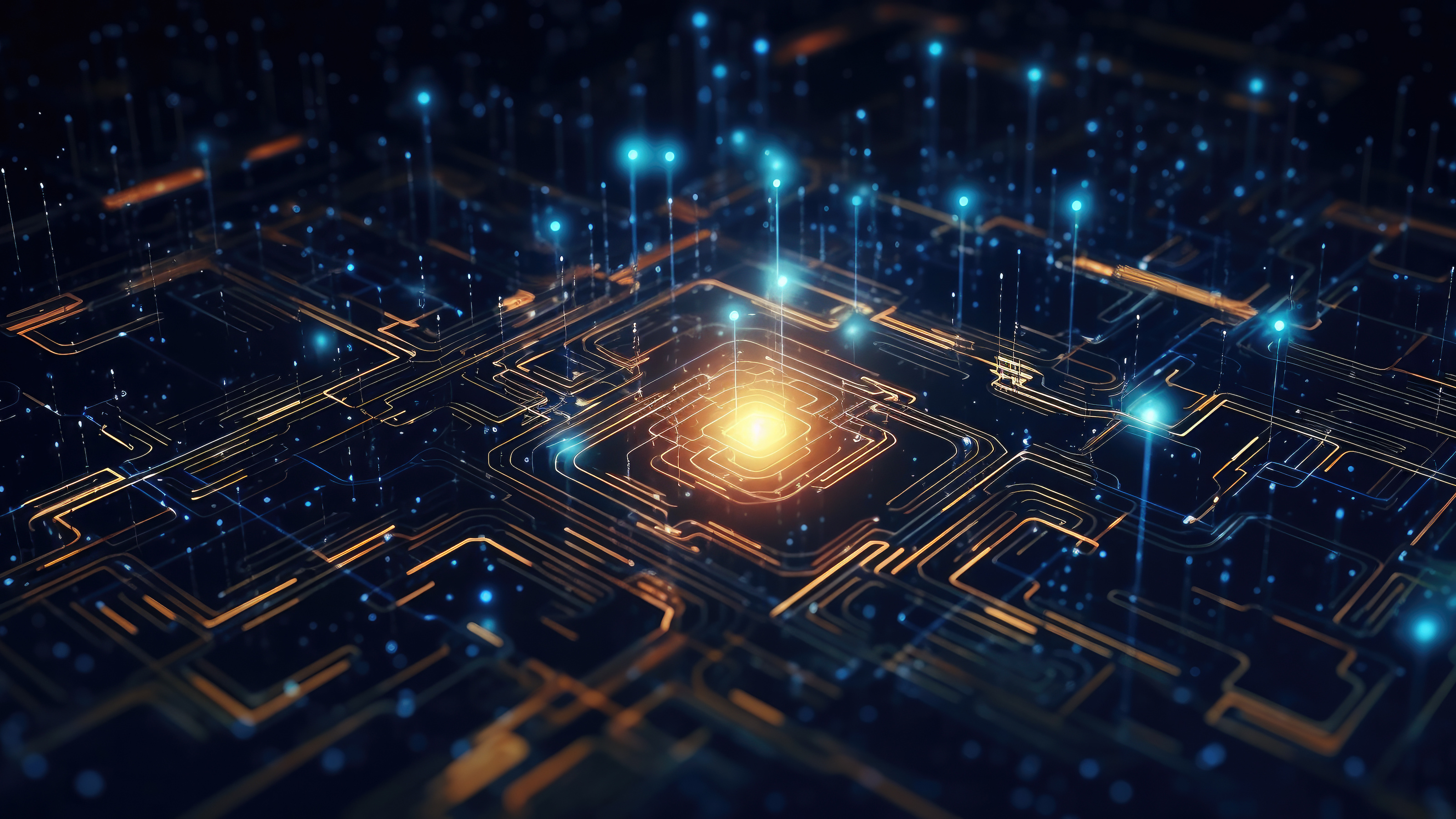 An image of a printed circuit board