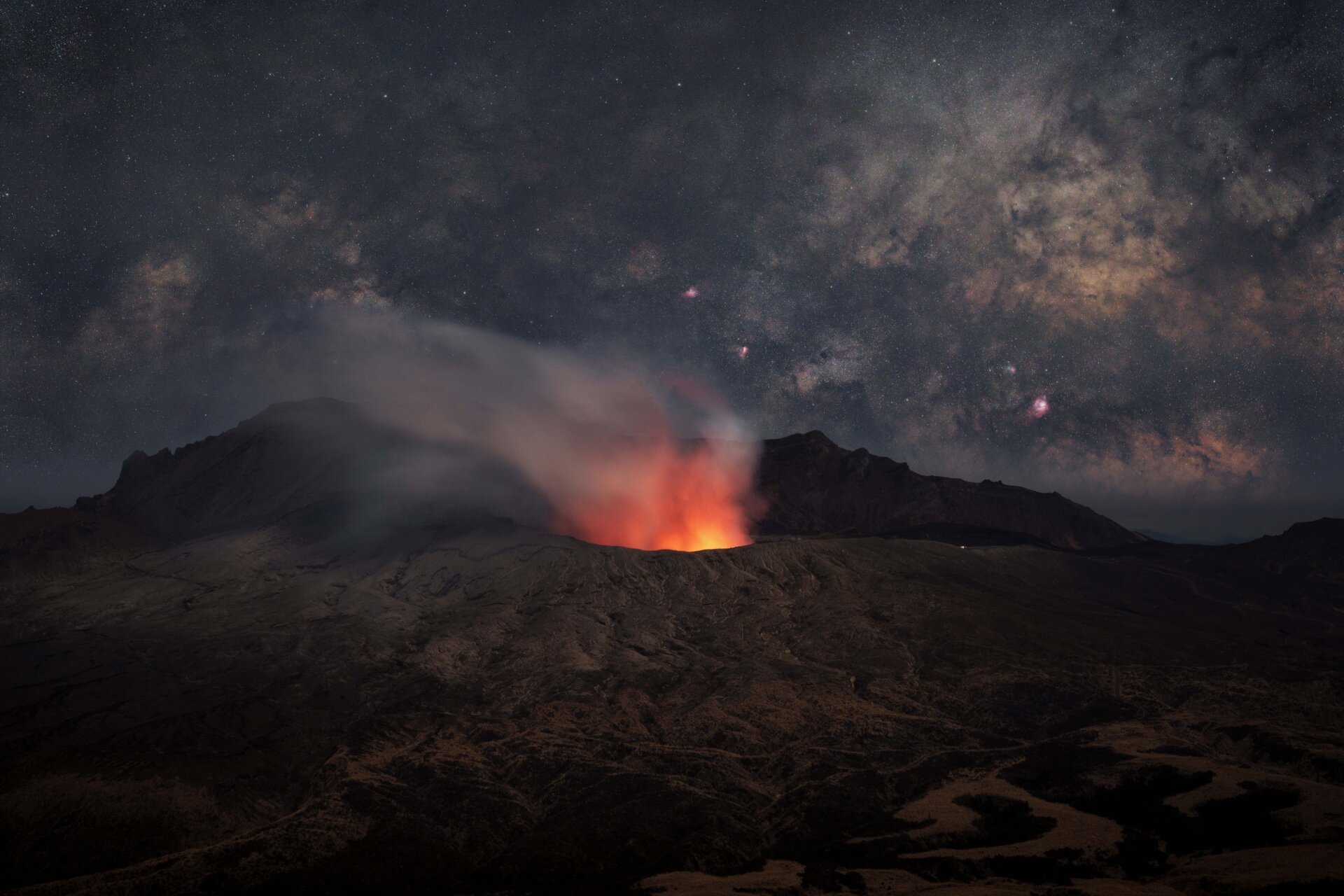 Show Earth and Milky Way