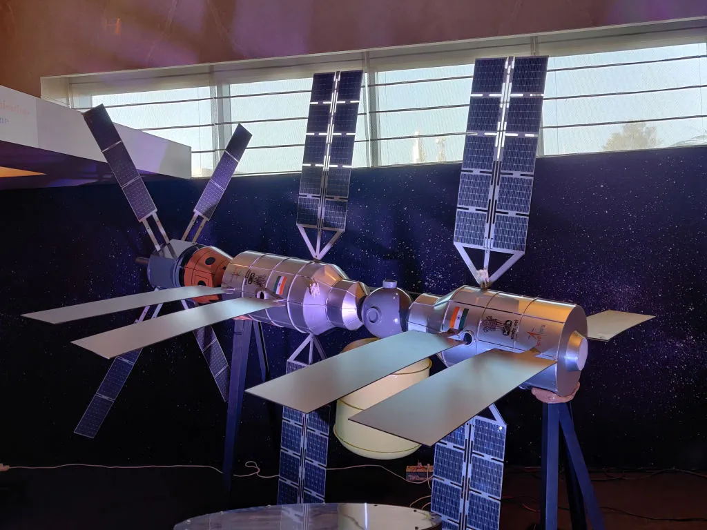 Model of the ISRO space station. Credit: Pallava Bagla/Corbis via Getty Images