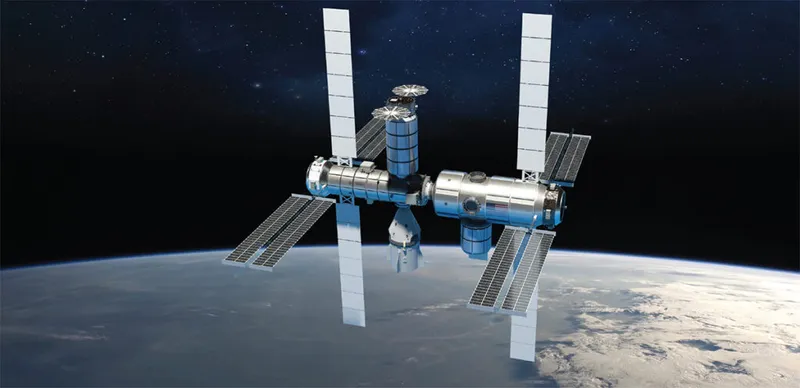 Artist's impression of the Northrop Grumman space station