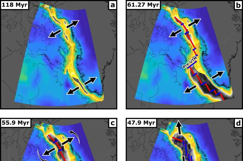 New incompletely rifted microcontinent identified between Greenland and Canada