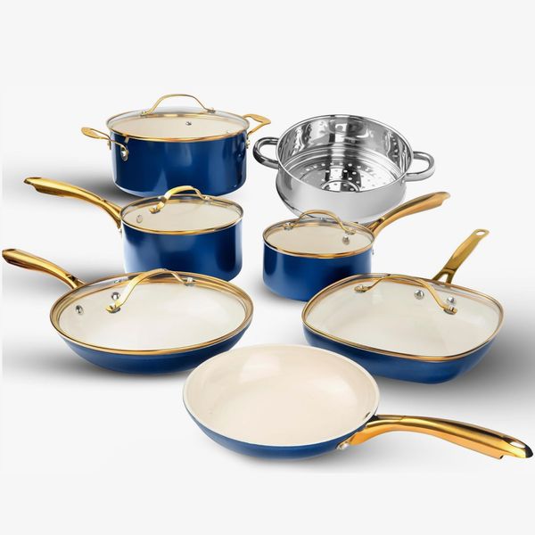 Gotham Steel 12 Piece Non-Stick Ceramic Cookware Set