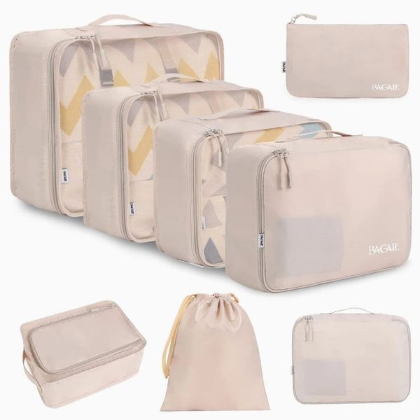 BAGAIL Luggage Packing Cubes - Set of 8