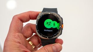 How to Select a Workout After Pressing the Action Button on Samsung Galaxy Watch Ultra