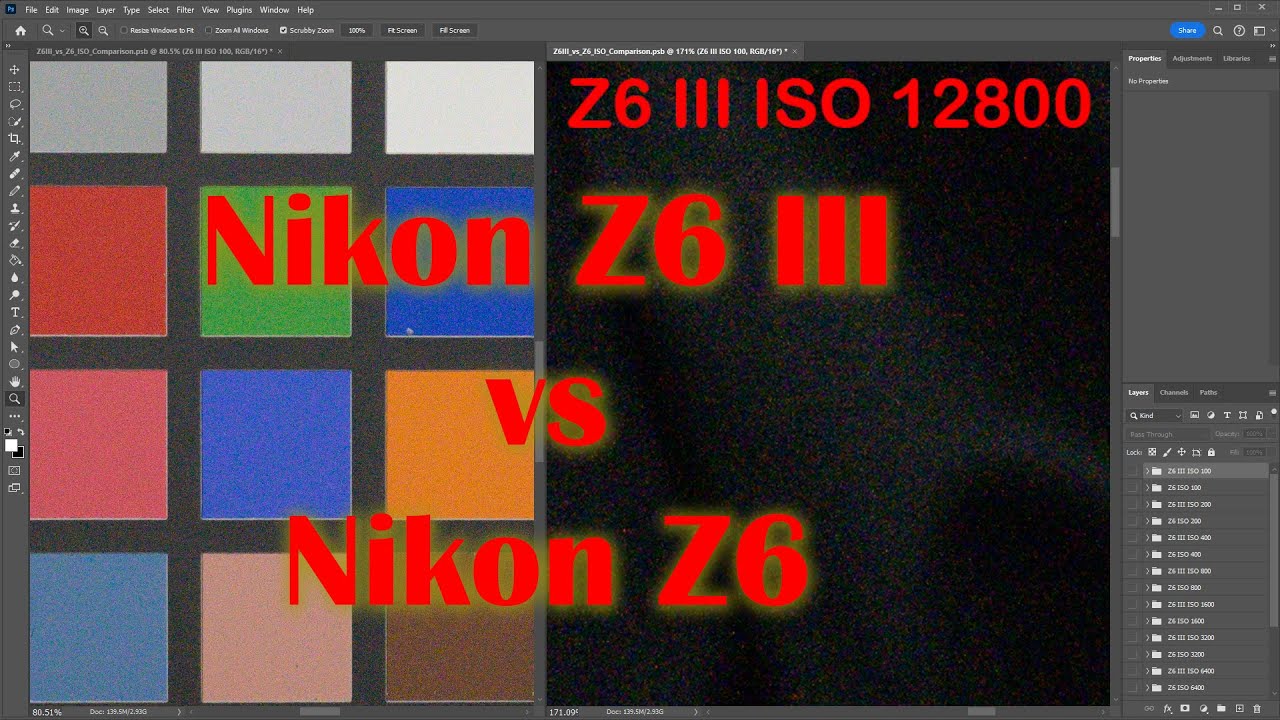 Nikon Z6 III vs Z6 High ISO Compared - YouTube