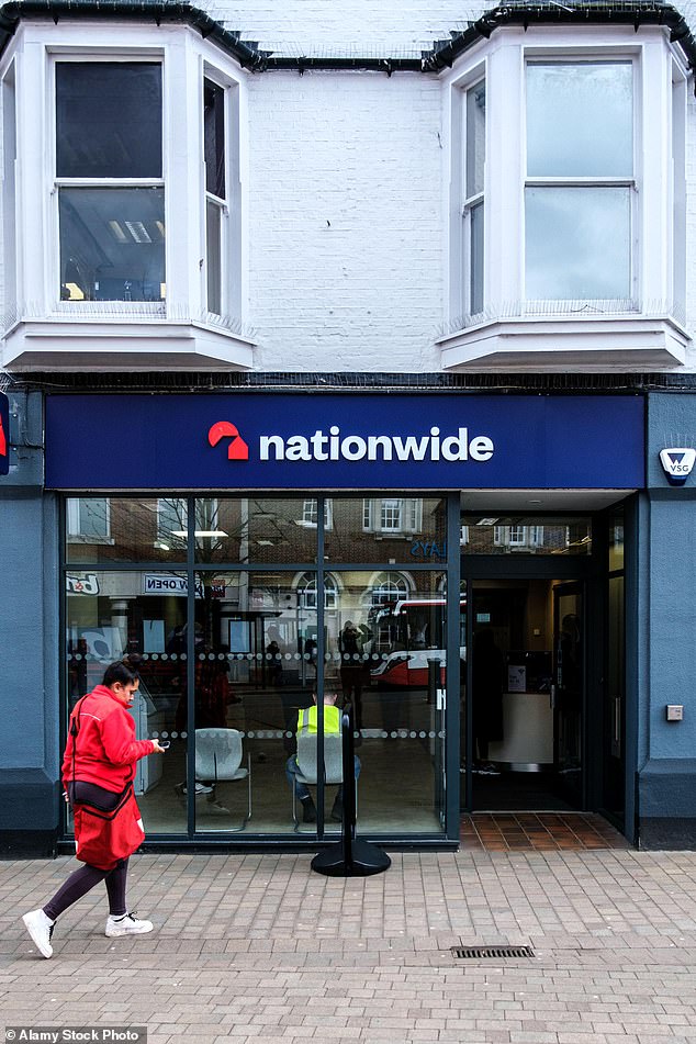 Nationwide has closed fewer stores in the past five years than any other high street competitor