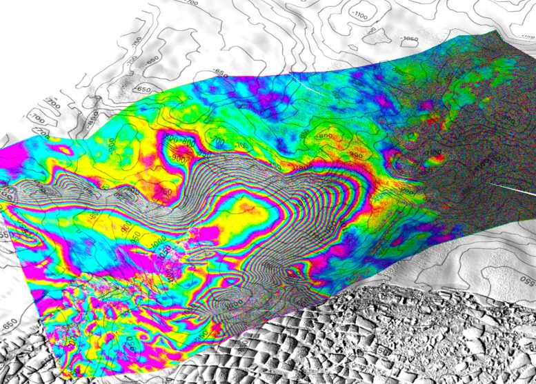 Radar data on Thwaites Glacier Antarctica