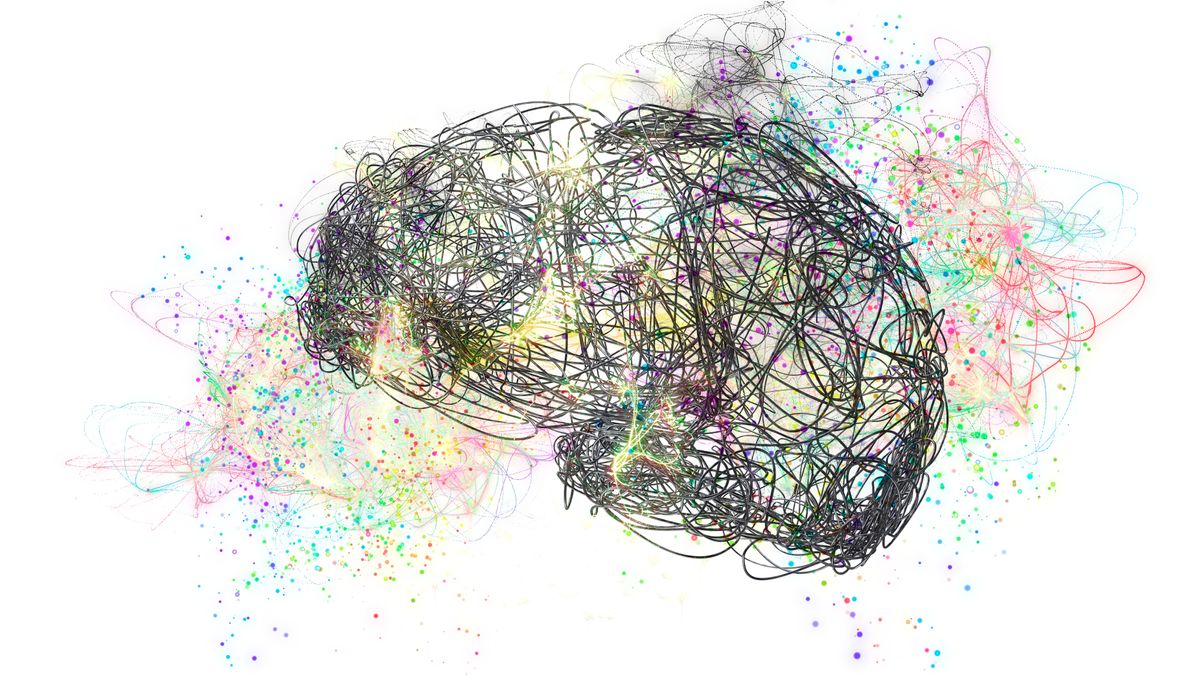 A brain composed of wires