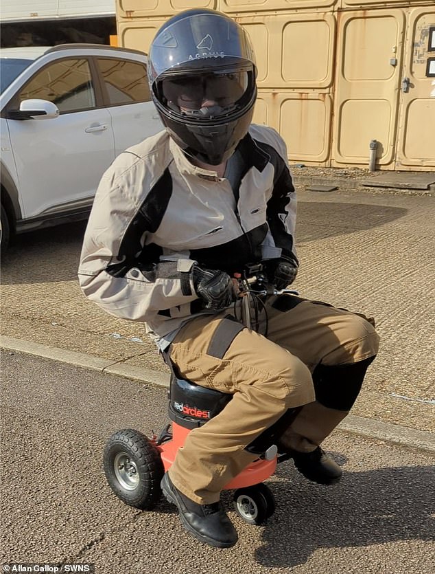 Systems engineer Allan Gallop, 35, (pictured) from Milton Keynes, Buckinghamshire, worked with a team of enthusiasts