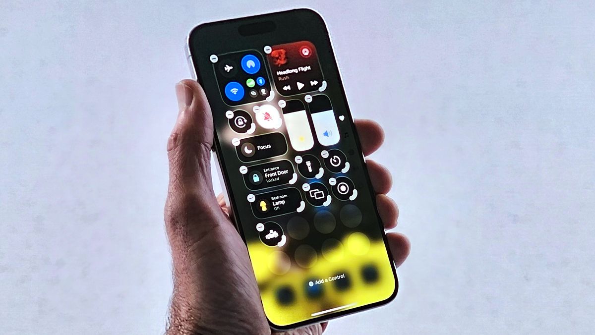 iOS 18 Control Center