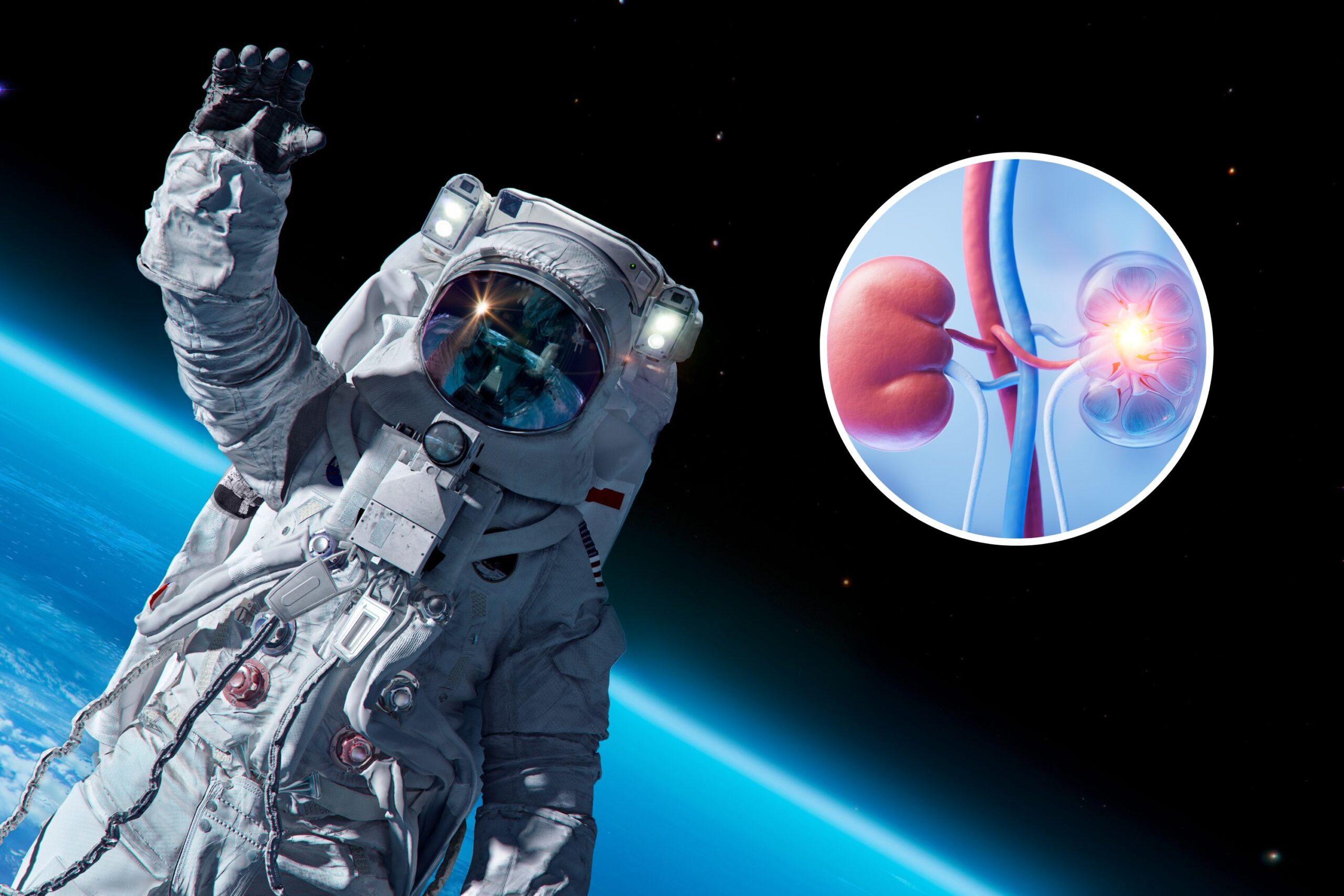 astronaut kidneys