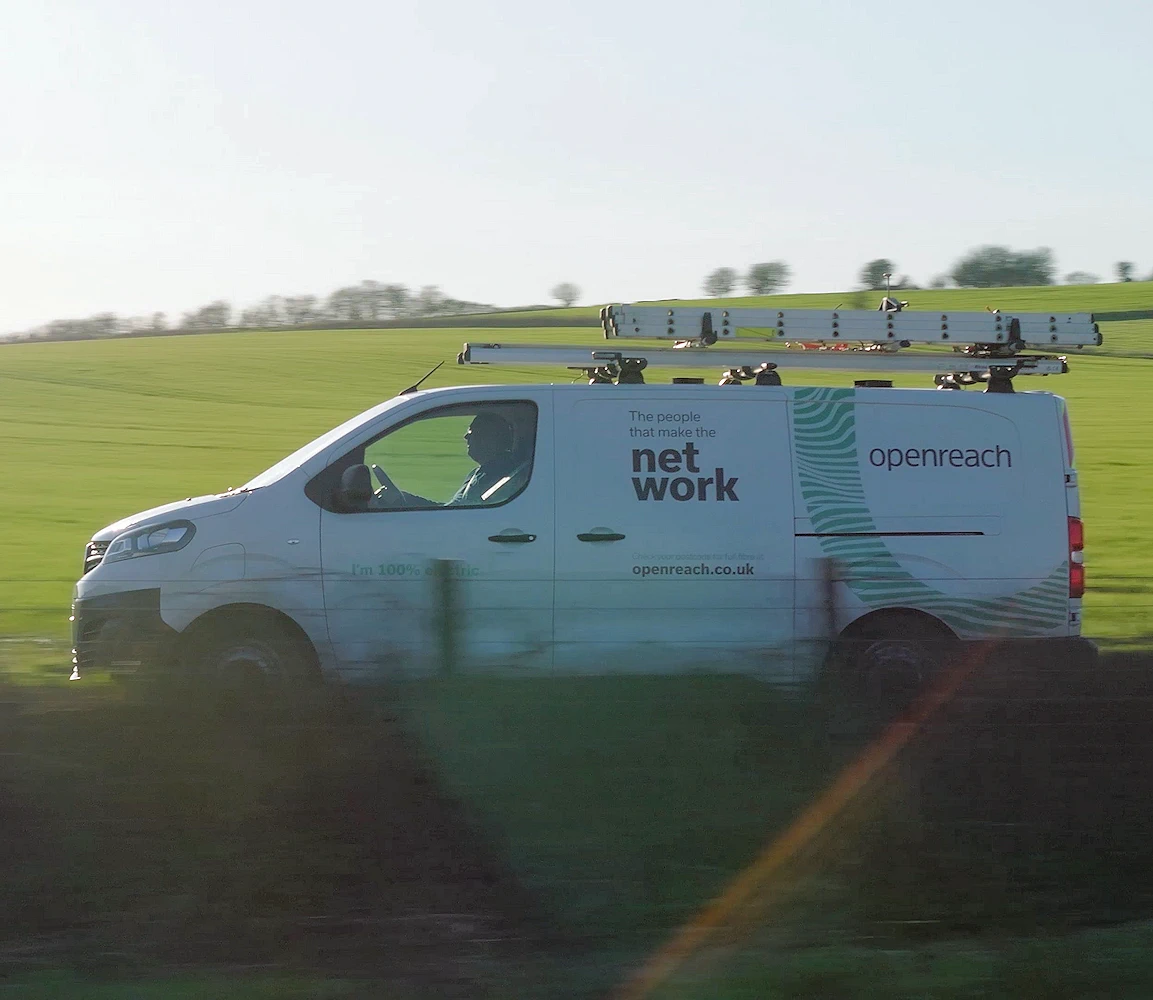 Openreach-2024-van-driving-along-uk-road