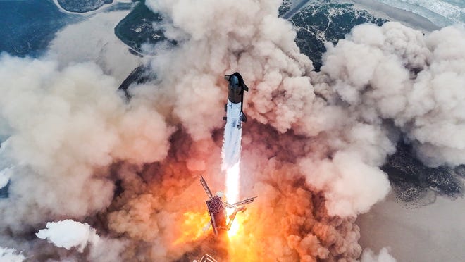 SpaceX's Starship is launching on its fourth test flight on the way to creating jumbo rockets that can fly astronauts to the moon and even Mars.