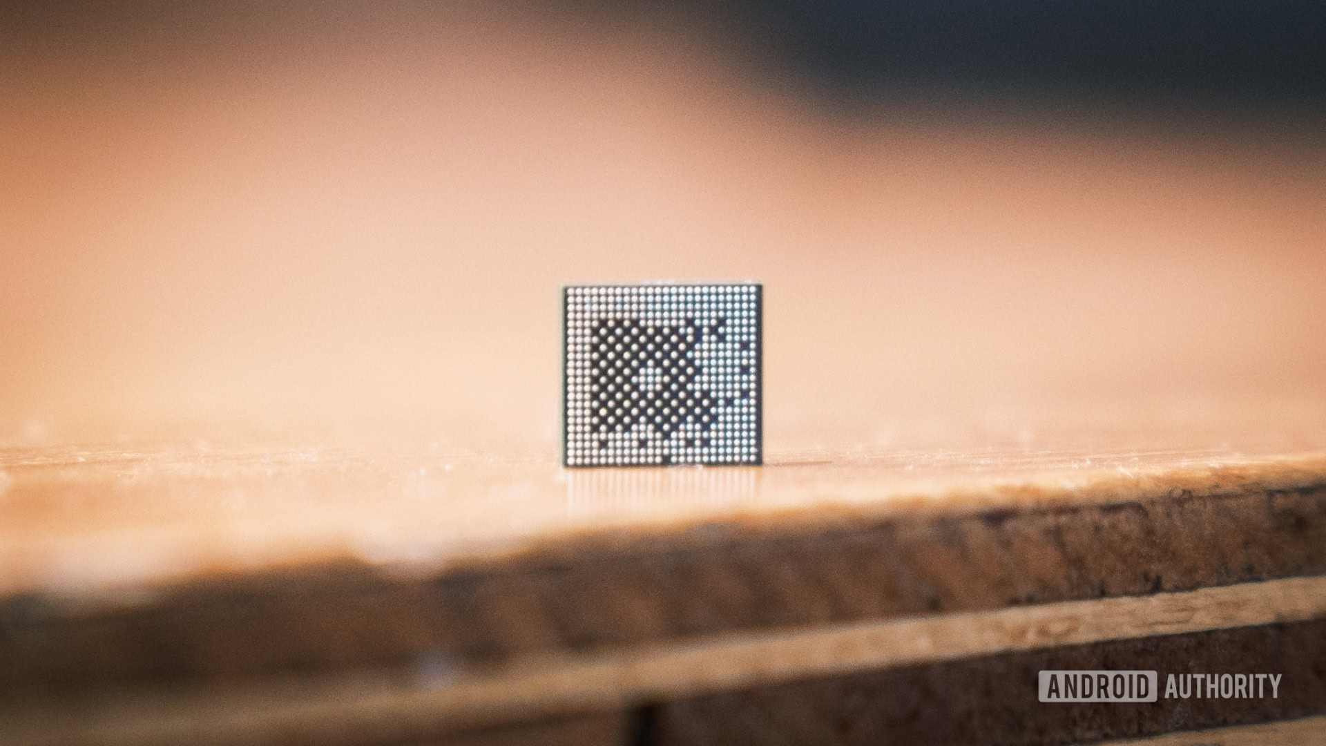 NPU chip closeup photo