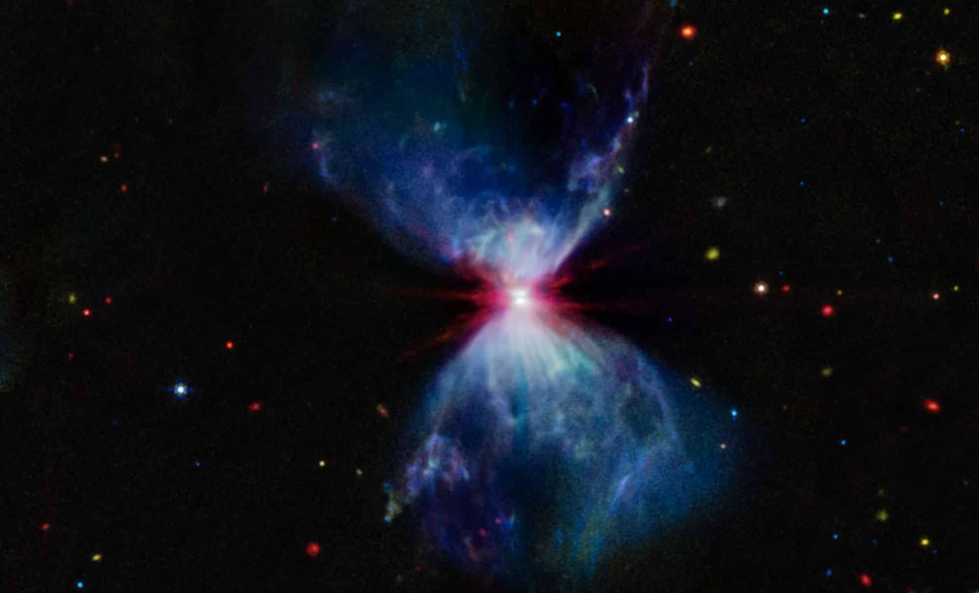 Webb Telescope Unveils Spectacular Star Formation in Celestial Hourglass